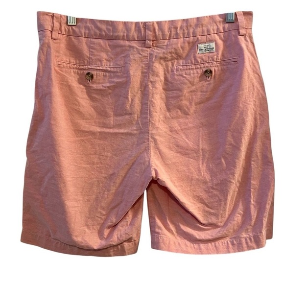 Vineyard Vines Men's Pink Chino Breaker Shorts Size 34 Casual Preppy Style - Picture 2 of 8
